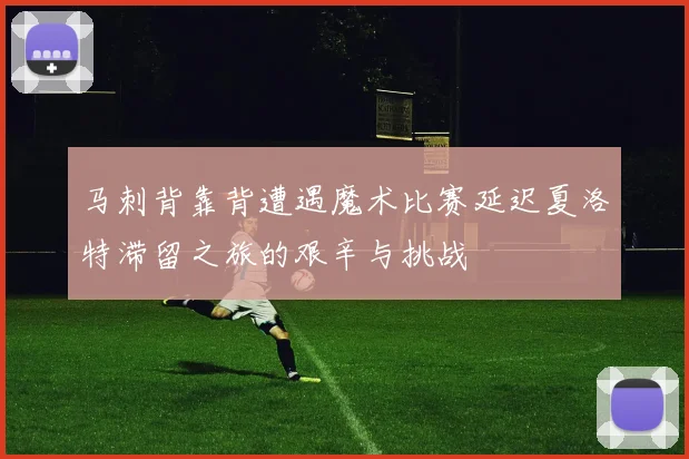 马刺背靠背遭遇魔术比赛延迟夏洛特滞留之旅的艰辛与挑战